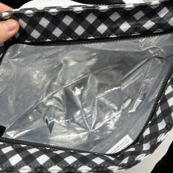 California Innovations Set of 2 Tote Insulated Floral and Black - Picture 4 of 16